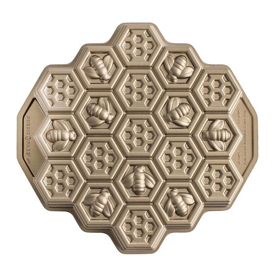 Imagem de Assadeira Nordic Ware para Pão - Design em Favo de Mel com Revestimento Dourado