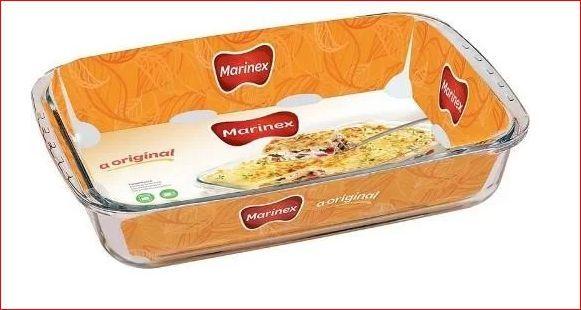 Assadeira retangular 2,9l marinex Menor preço em Assadeira retangular 2,9l marinex