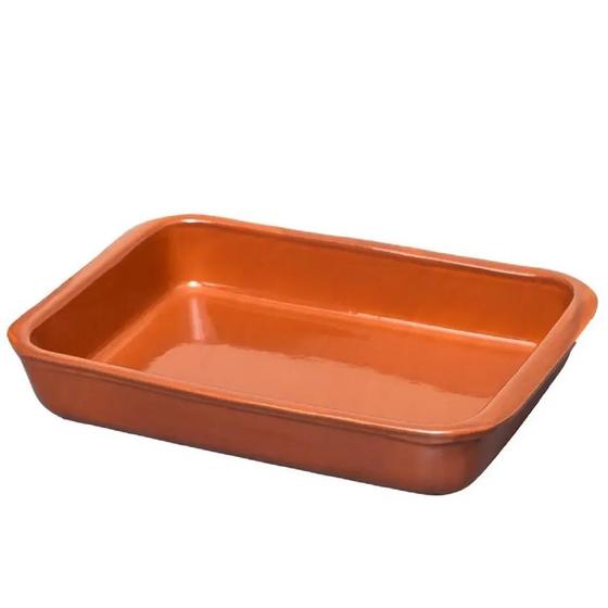Imagem de Assadeira Retangular de Barro 650ml - Motta