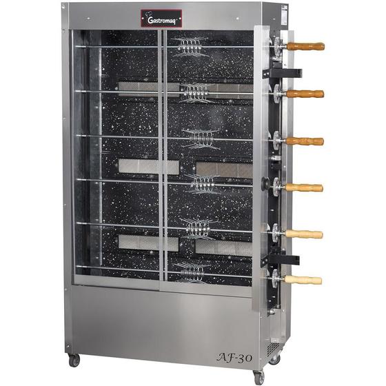Assador de Frango Gpaniz para 30 Frangos Bivolt AF30G2 - GASTROMAQ Imagem de Assador de Frango Gpaniz para 30 Frangos Bivolt AF30G2