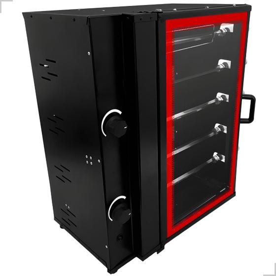 Assador Gás GLP Frango Forno Rotativo 5 Espeto Bivolt Cozinha Gourmet Imagem de Assador Gás GLP Frango Forno Rotativo 5 Espeto Bivolt Cozinha Gourmet