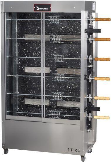 Assador Gastromaq Af30 Para 30 Frangos à Gás Bivolt Imagem de Assador Gastromaq Af30 Para 30 Frangos à Gás Bivolt