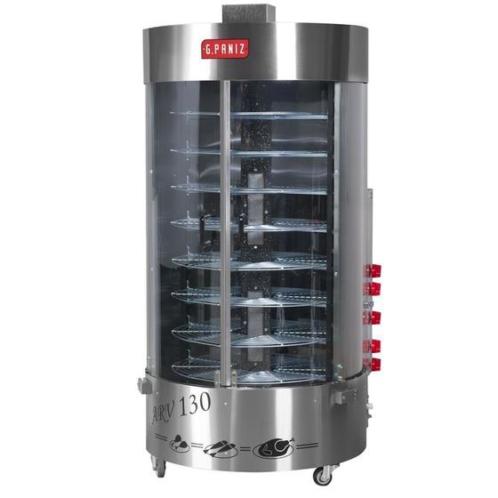 Assador Rotativo Vertical Giratória Á gás ARV130 QC G.Paniz Bivolt Imagem de Assador Rotativo Vertical Giratória Á gás ARV130 QC G.Paniz Bivolt