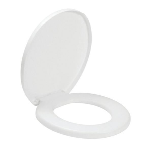 Imagem de Assento almof branco oval amanco