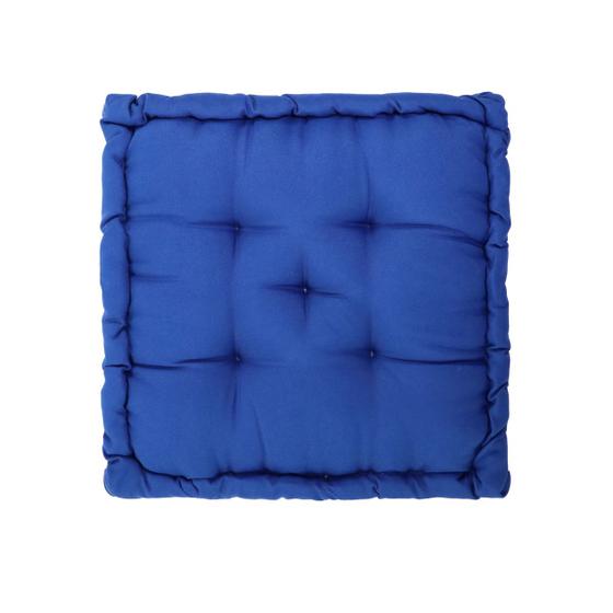 Imagem de Assento Almofada Futon Turca 40x40x10cm - Azul Royal