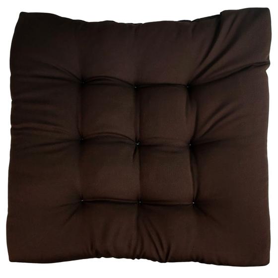 Imagem de Assento Almofada Grande Cheia Cadeira Sofá Poltrona Decorativa Banco Pallet Futon 60x60CM