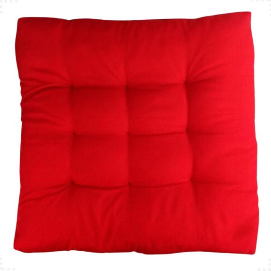 Imagem de Assento Almofada Grande Cheia Cadeira Sofá Poltrona Decorativa Banco Pallet Futon 60x60CM