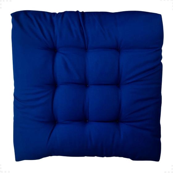 Imagem de Assento Almofada Grande Cheia Cadeira Sofá Poltrona Decorativa Banco Pallet Futon 60x60CM