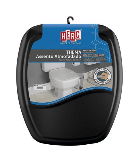 Imagem de Assento Almofadado Premium Thema Herc Preto 2398