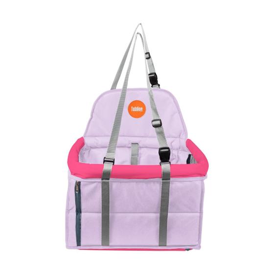 Imagem de Assento Carro Cães 15kg Transpet Tubline Cadeira Pets