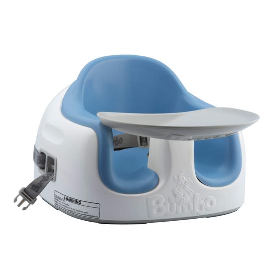 Imagem de Assento de Carro Infantil 3 em 1 Bumbo - Com Bandeja - Azul