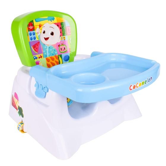 Assento Eleva-tório Sunny Days Entertainment Cocomelon com Bandeja Imagem de Assento Eleva-tório Sunny Days Entertainment Cocomelon com Bandeja