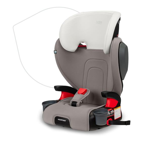 Imagem de Assento elevatório Britax Highpoint sem encosto SafeWash Grey Ombre