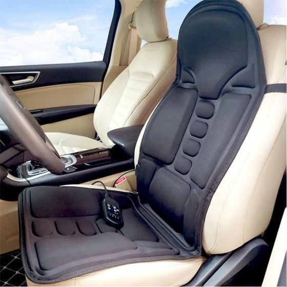 Menor preço em Assento Encosto Massageador Elétrico Para Carro Casa Escritório Com Cabo Adap. 110v/12V