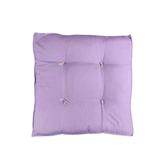 Imagem de Assento Futon Novita 45x45cm Artesanal Decoração Poltrona Cama Almofada Sofá