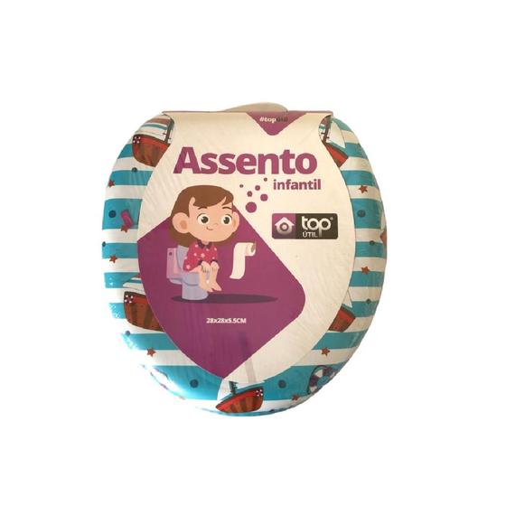 Imagem de Assento Infantil Redutor Vaso Sanitário Acolchoado Criança