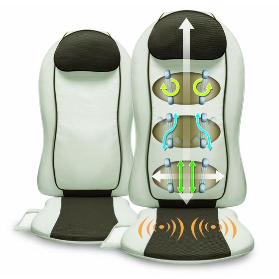 Imagem de Assento Massageador Back Shiatsu Seat RM-AS7177A Relax Medic Bivolt