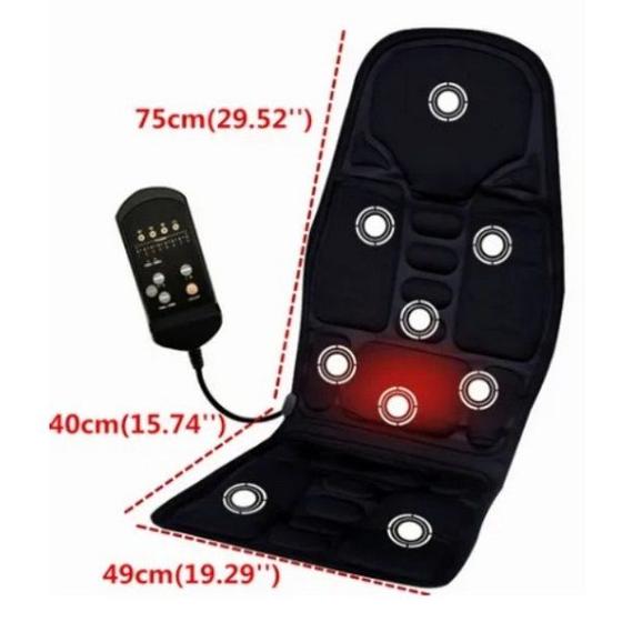 Assento Massageador Lombar, Coxas e Pescoço Terapia Com Aquecimento Almofada de Massagem Menor preço em Assento Massageador Lombar, Coxas e Pescoço Terapia Com Aquecimento Almofada de Massagem