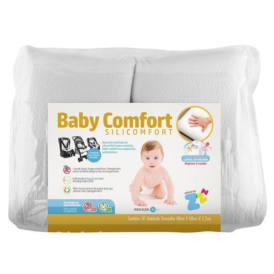 Imagem de Assento para Carrinho de Bebê Fibrasca Silicomfort Branco