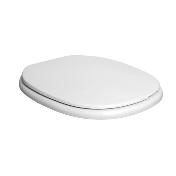 Imagem de Assento Plástico Branco com Microban Deca para Bacias Aspen e Fast - Ap7517