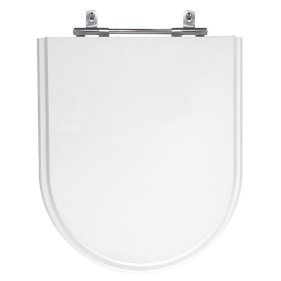 Assento Poliéster Laminado Carrara Branco para Bacia Deca Menor preço em Assento Poliéster Laminado Carrara Branco para Bacia Deca