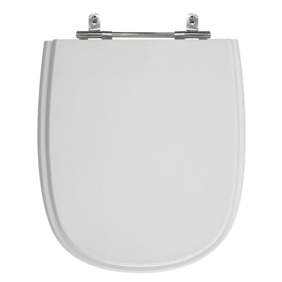 Imagem de Assento Poliéster Laminado Sabatini Cinza Claro Tampa para Vaso Icasa