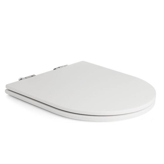 Assento Poliester Soft Close Antimicrobiano Carrara Branco para vaso Deca Menor preço em Assento Poliester Soft Close Antimicrobiano Carrara Branco para vaso Deca
