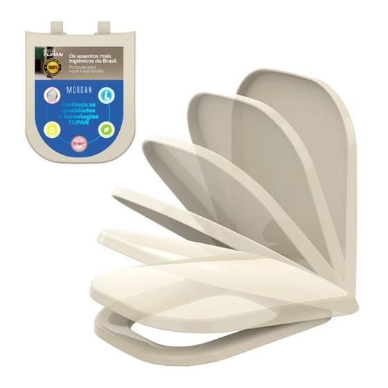 Imagem de Assento quadra gap creme soft close pp tupan
