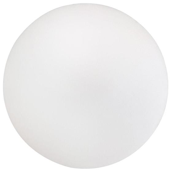 Imagem de Assento Redondo Banqueta Cadeira Estofados Poltronas H02 Corano Branco 39 cm - Lyam Decor