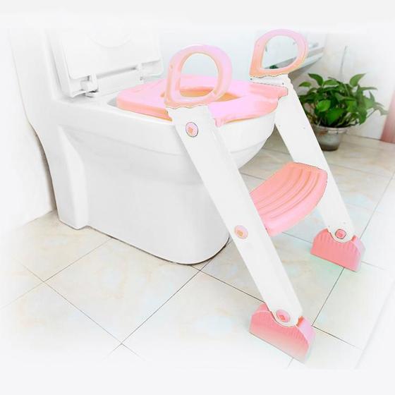 Assento redutor com escada Rosa - KaBaby - No Magalu - Magazine Luiza
