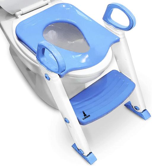 Imagem de Assento Redutor Infantil com Escadinha Vaso Sanitário - GT6022 Lorben