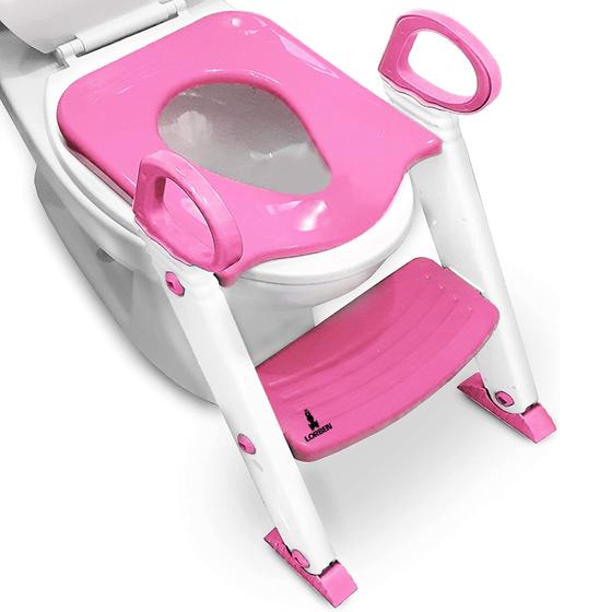 Assento Redutor Infantil com Escadinha Vaso Sanitário - GT6022 Lorben Menor preço em Assento Redutor Infantil com Escadinha Vaso Sanitário - GT6022 Lorben
