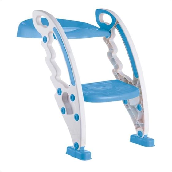 Imagem de Assento Redutor Infantil New Style Dobrável Tamanho Universal Até 50 Kg Com um degrau Azul KaBaby - 22008A