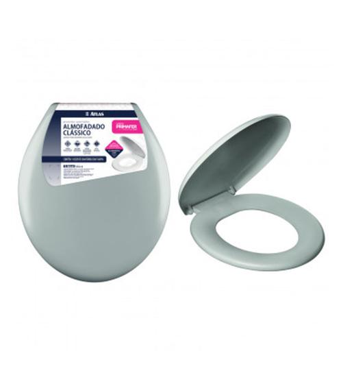 Assento Sanitário Almofadado Atlas Tampa de Vaso Oval Universal Deca Icasa Logasa Menor preço em Assento Sanitário Almofadado Atlas Tampa de Vaso Oval Universal Deca Icasa Logasa