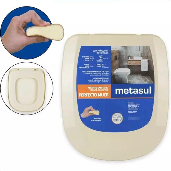 Imagem de Assento Sanitário Almofadado Basic Retangular Multi