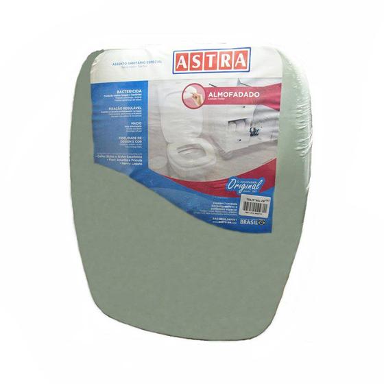 Assento Sanitário Almofadado Celite Stylus Água Marinha Astra Menor preço em Assento Sanitário Almofadado Celite Stylus Água Marinha Astra