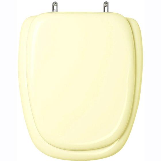 Assento Sanitário Almofadado City Pergamon (Bege Claro) para vaso Celite Menor preço em Assento Sanitário Almofadado City Pergamon (Bege Claro) para vaso Celite