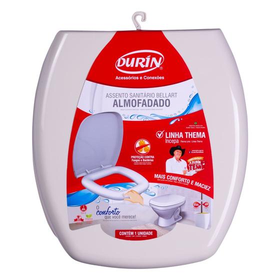 Assento sanitário almofadado Durin Bellart p/ Linha Thema Incepa Menor preço em Assento sanitário almofadado Durin Bellart p/ Linha Thema Incepa