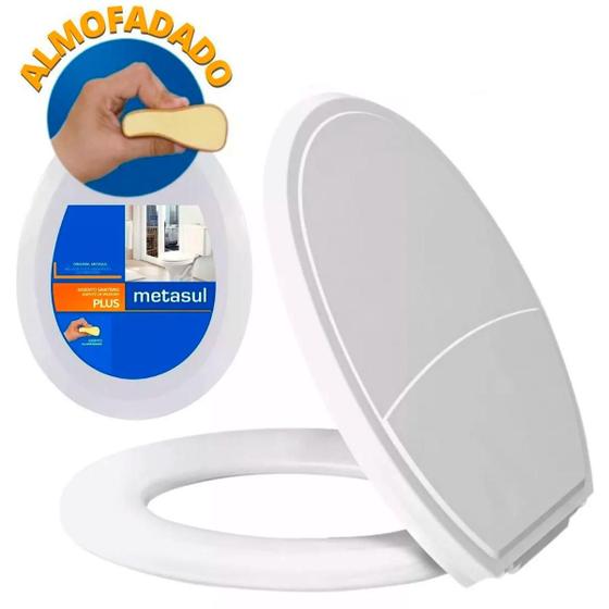 Assento Sanitário Almofadado Para Banheiro Menor preço em Assento Sanitário Almofadado Para Banheiro