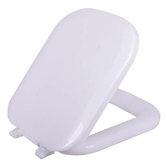 Assento Sanitário Almofadado Quadra Lirio Branco Astra Menor preço em Assento Sanitário Almofadado Quadra Lirio Branco Astra