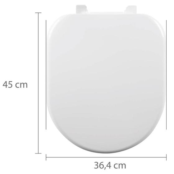 Assento Sanitário Almofadado Riviera Branco Menor preço em Assento Sanitário Almofadado Riviera Branco