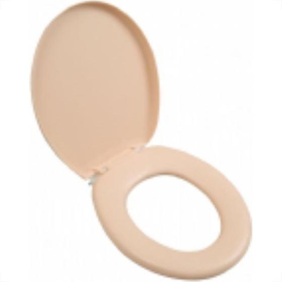 Imagem de Assento Sanitario Astra Tpk Almofadado Bege 5 Tpk/As*Bg5
