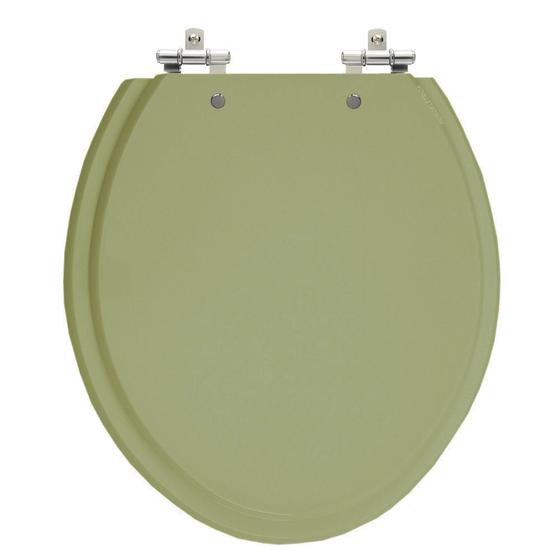 Imagem de Assento Sanitário Convencional Oval Verde Malva Universal Tampa Vaso Deca-Incepa-Celite-Ideal-Roca