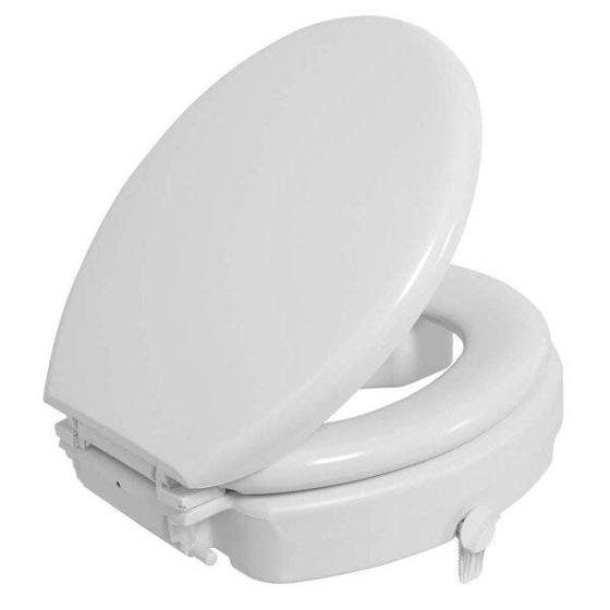 Imagem de Assento Sanitário Elevado com Trava e Assento TPK 7 cm Astra