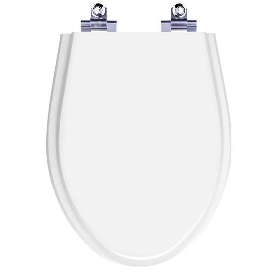 Imagem de Assento Sanitário Fechamento Lento Absolute Branco para Vaso Ideal Standard