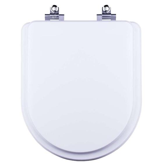 Imagem de Assento Sanitário Fechamento Lento Nexo Branco para Louça Roca