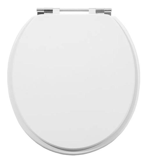 Imagem de Assento Sanitário Fiore Branco Oval Convencional Laqueado tampa para vaso Incepa - sicmol