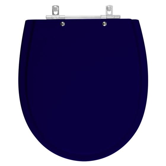 Imagem de Assento Sanitário Laqueado Polo Azul para vaso Hervy
