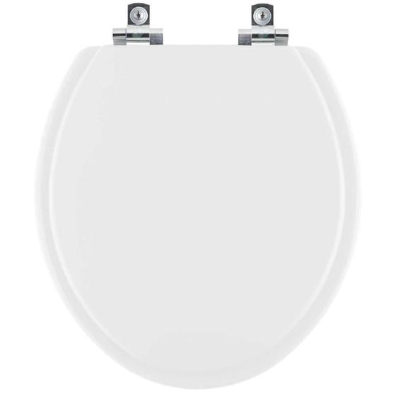 Imagem de Assento Sanitário Laqueado Soft Close Angra Branco para vaso Ideal Standard