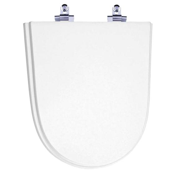 Imagem de Assento Sanitário Laqueado Soft Close Century Branco para vaso Deca